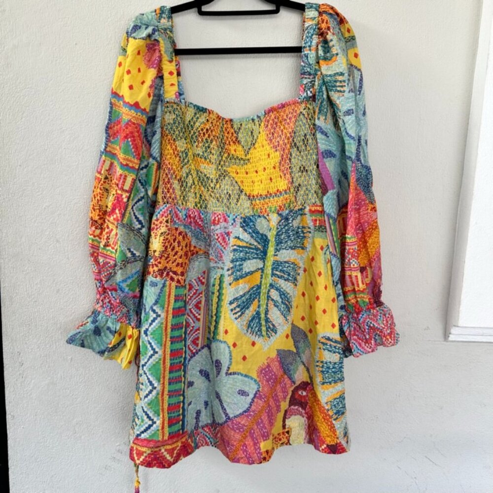 FARM Rio Colorful Mini Dress - Picture 2 of 13